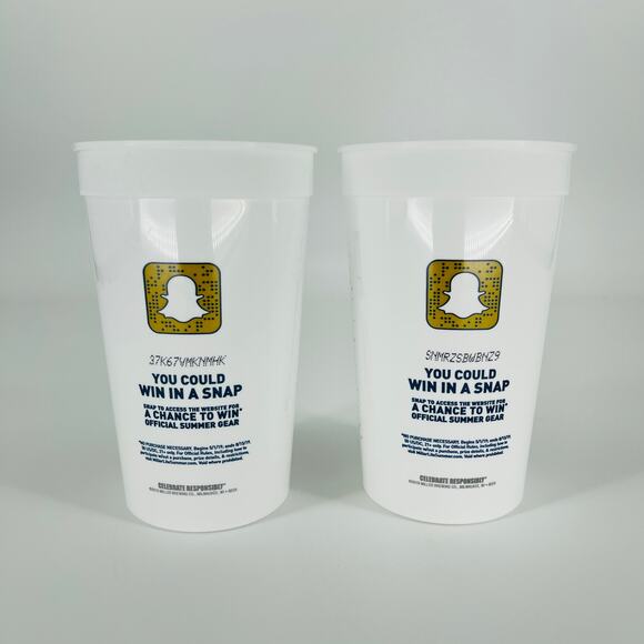 TWO Reusable White Miller Lite Miller Time American Flag Plastic 22 oz Cups NWT - Picture 5 of 10